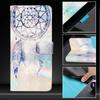 White Wind Chime Pattern PU Leather Wallet Phone Case–Magnetic Clasp,Shockproof & Card Slots for iPhone,Samsung,Huawei,Xiaomi,Moto,Oppo Vivo and More