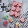 Multicavity Love Heart Chocolate Silicone Mold Candy Biscuit Mould Love Ice Tray Baking Tool Gift Love Fondant Cake Candle Mold