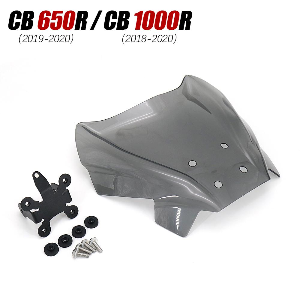 НОВЫЙ Ветровое стекло Для HONDA CB650R 2019 2020 CB1000R 2018 - 2020 Аксессуары для мотоциклов Ветрозащитные дефлекторы CB 650 1000 R