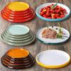 Zhebu Nordic Melamine Round Plate