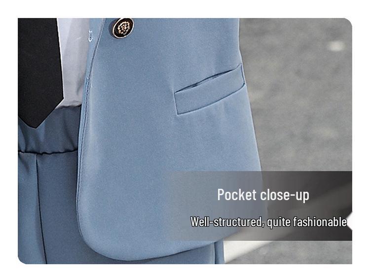 Весенне-осенний костюм-двойка для мальчиков в корейском стиле: Красивый мальчик-цветок, формальная одежда