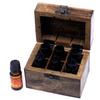 Essential Oil Storage Box Floral Carved 6 Bottles