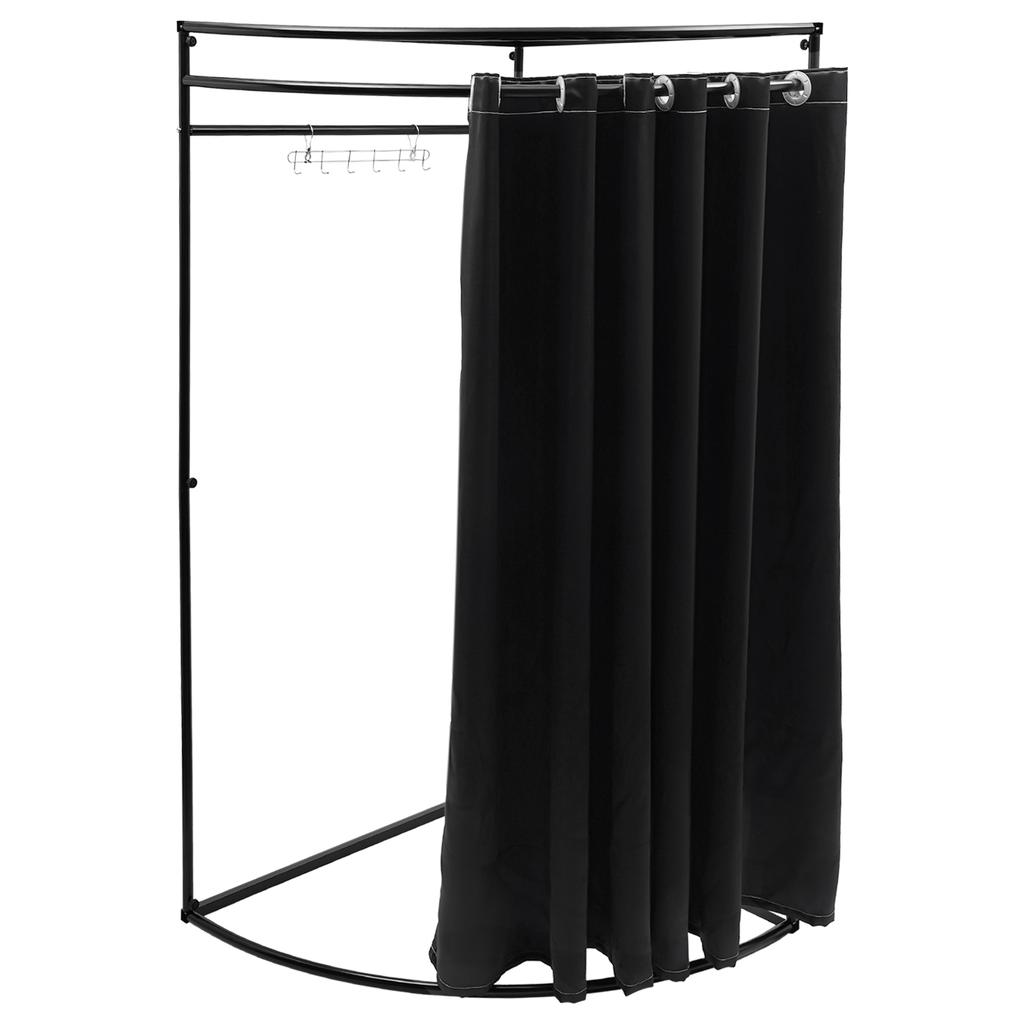 Примерочная, Примерочная со шторкой, Раздевалка для магазина одежды, Железная труба, Ткань и Процесс покраски Для бутиков