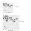 Japanese Cherry Blossoms Mouse Pad Square Computer Office Game Table Mats Rubber Anti-slip Laptop Mousepads 40X45 and 22x18 Pads