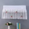 Lace Air Conditioner Cover Wall Mounted Air Conditioning Floral Dust Covers Washable Hanging Windshield Curtain Home Decor