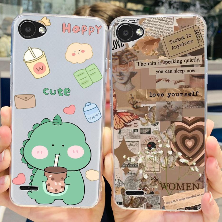 For LG Q6 Case M700 M703 Cute Painted Cover Soft Silicone Phone Case For LG Q6 Q6+ LGQ6 Back Cover Bumper For LG Q6 5.5'' Fundas