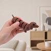 Шарнирный брелок такса, 3D-печатная такса с подвижными суставами, Гибкий подвес-сосиска для рюкзака