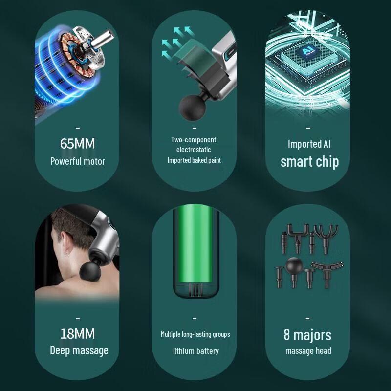 KONKA A6 Smart Percussion Massage Gun