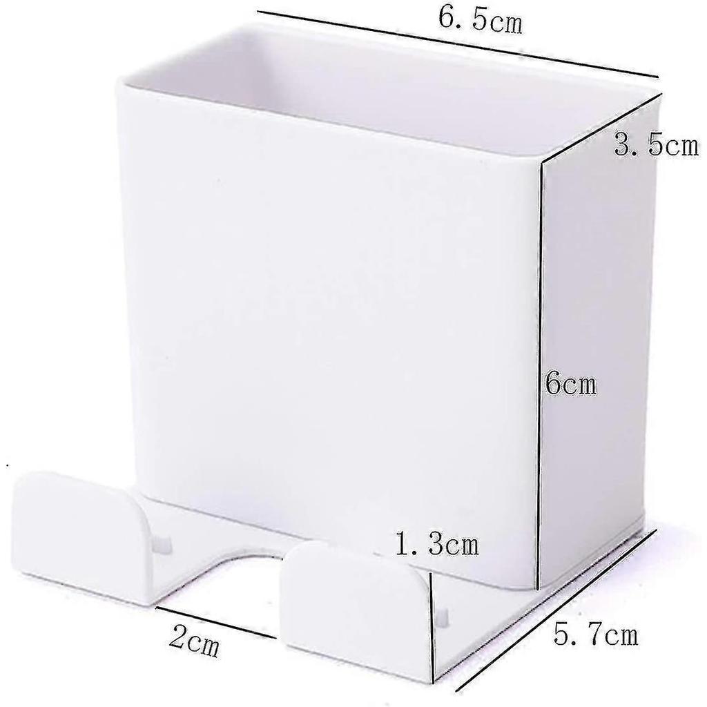 No Wall Mount Cell Phone Holder, 6 Pieces Self Adhesive Storage Box Wall Bracket