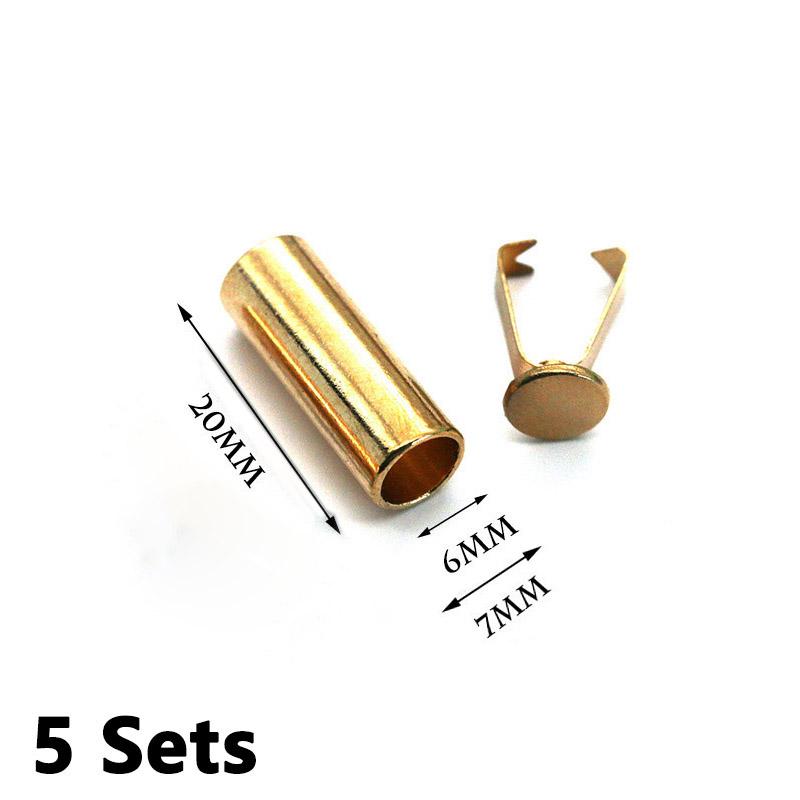 5 комплектов стопора, прямоугольные концы шнура, кнопки блокировки, съемный стопор с крышкой из сплава для веревки