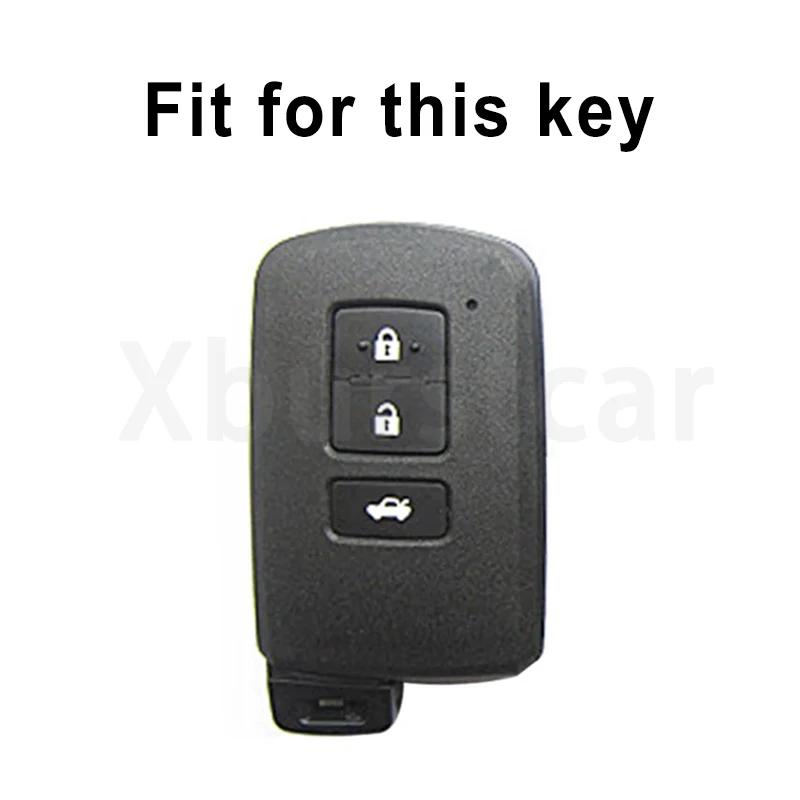 Чехол-футляр для смарт-ключа с 3 кнопками из ТПУ для Toyota Corolla Camry Rav4 Highlander Auris Chr Avalon Land Cruiser