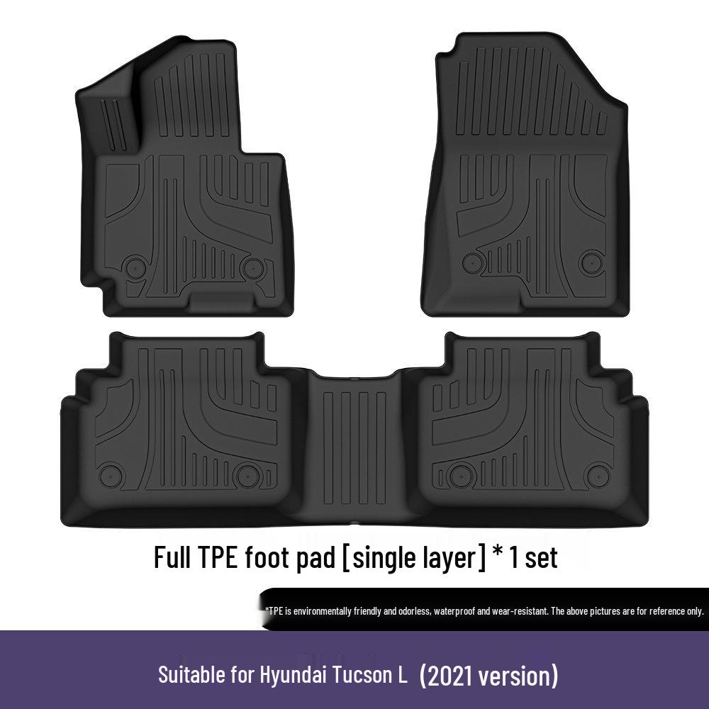 Hyundai Tucson Eco-friendly TPE All-Weather Floor Mats Interior Accessories