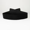 Black Color Elastic Wide Cummerbunds Metal Buckle Versatile Waist Belt  Sweater Pairing