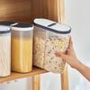 NEW Plastic Storage Container Pasta Rice Dispenser Cereals Organizer Boxes Cabinet Fridge Storage Jars Home Kitchen Accessories