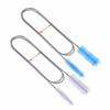 Y-Yakunitatsu 2-Piece Set of Pipe Brushes, Hose Cleaner, Aquarium Brush, Tube Brush, Wire Brush, Hose Pipe Brush, Stainless Steel, Aquarium Filter Bru