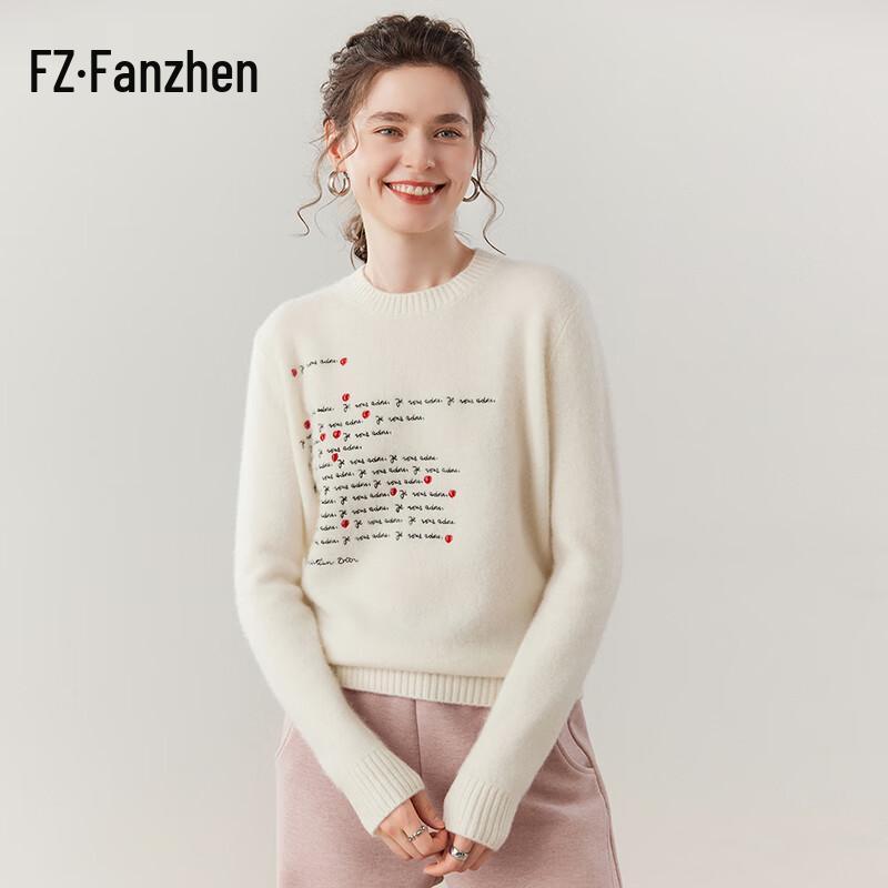 Женский утолщенный кашемировый вязаный свитер Fanzhen