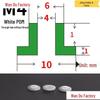 T-Shaped Nylon Insulating Bushing Spacer for M3-M35 Threads