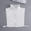 New Fake Victorian Stand Up Collar White Black Lace Collars Detachable For Women Blouse Lapel Shirt False Collar Woman