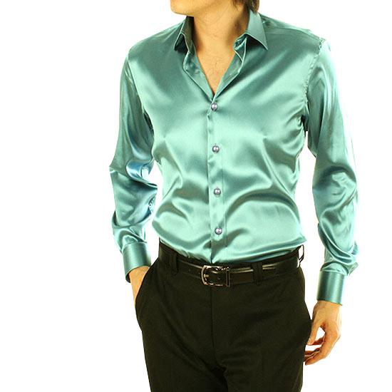 Летняя мужская мода повседневные рубашки с длинным рукавом Fit Party Shirt Top Blouse