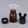 Yousheng 1 Set Essential Oil Inhaler Cap Leak-Proof Empty Essential Oil Perfume Dispenser Bottle Container Double Hole Sniffing Bottle Cap Funnel