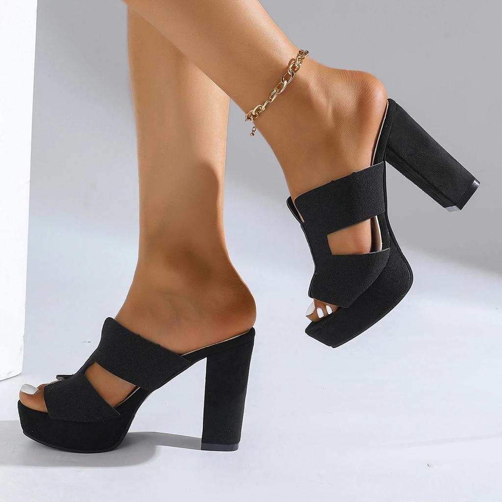 Woman Sandals Outdoor Summer Woman Shoes Platform High Heels Sandals Elegant Party Shoes Sexy Outside Big Size Heels Woman
