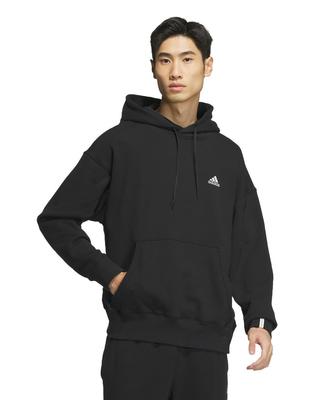Худи adidas M SL в цвете ESS+ Черный.