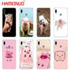 Силиконовый чехол для телефона huawei Y5 Y6 Y7 Y9 PRO PRIME 2019 Honor 8s 8a 20 LITE PRO 10i view 20 V20 забавный милый милый поросенок