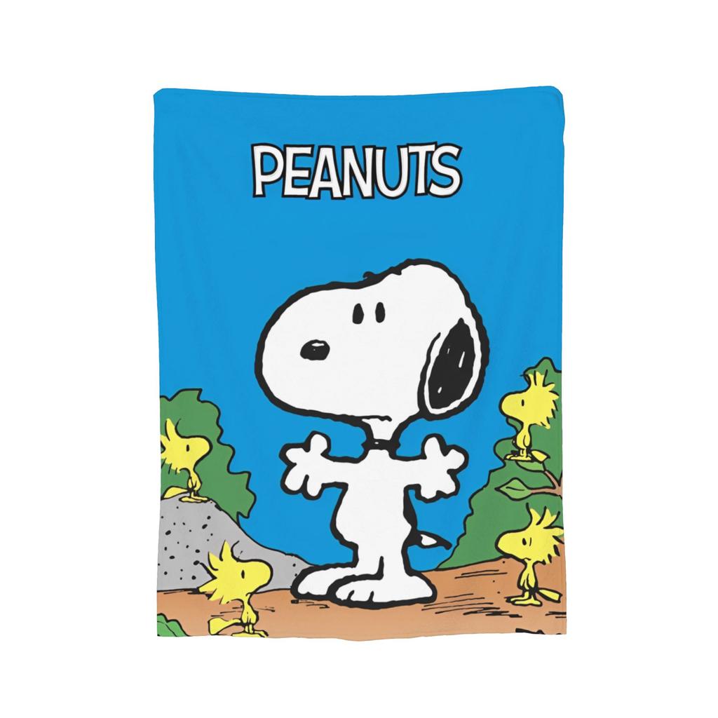 Покрывало-плед из фланели Snoopy's Woodstock Doghouse, супермягкое, для кровати, коврик на кровать
