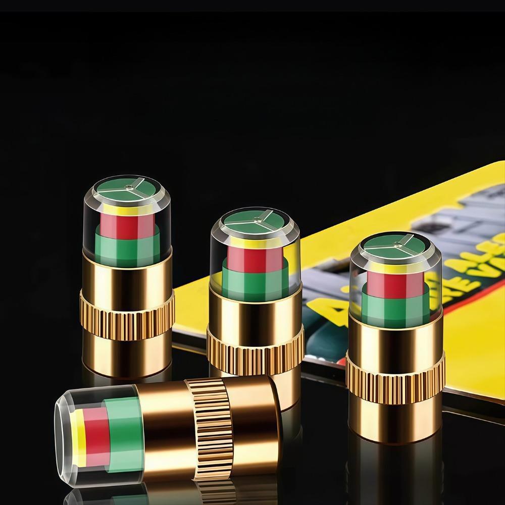 Tire Pressure Monitoring Cap Tyre Air Pressure Cover Valve Core Safety Pressure Test Monitoring Cap For Vehicle