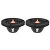 2pcs 2" 4Ohm 4 Ohm 30W Silk Film Dome Tweeter Treble Speaker Car Loudspeakers