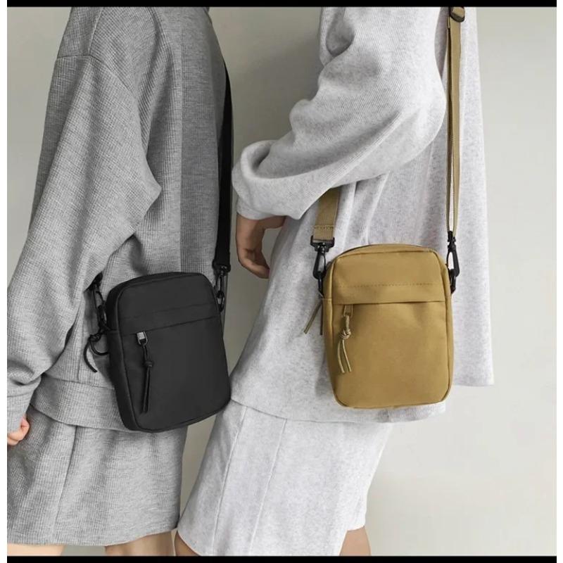 Холщовая женская сумка через плечо Trend Oxford сумка через плечо Корейская однотонная студенческая сумка для телефона Простые сумки-шопперы Кошелек