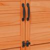 Garden Shed Brown 106.5 x 56 x 176 cm Solid Spruce Wood
