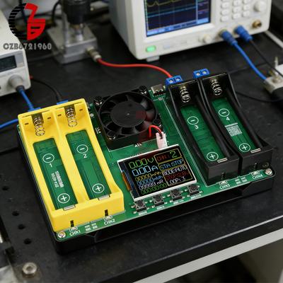 4-канальный тестер аккумуляторов 21700 18650 Модуль определения емкости аккумулятора 2-проводной метод для измерения внутреннего сопротивления