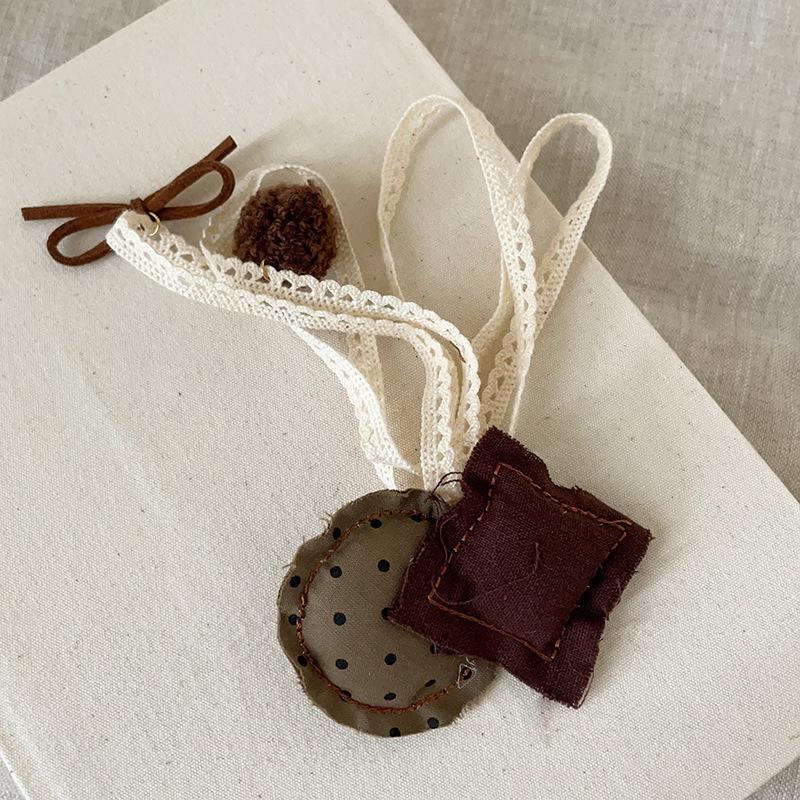 Скандинавский мультфильм ткань трехмерное фрукт и овощ шея ожерелье женская милая симпатичная цепочка на шею свитер цепи аксессуары