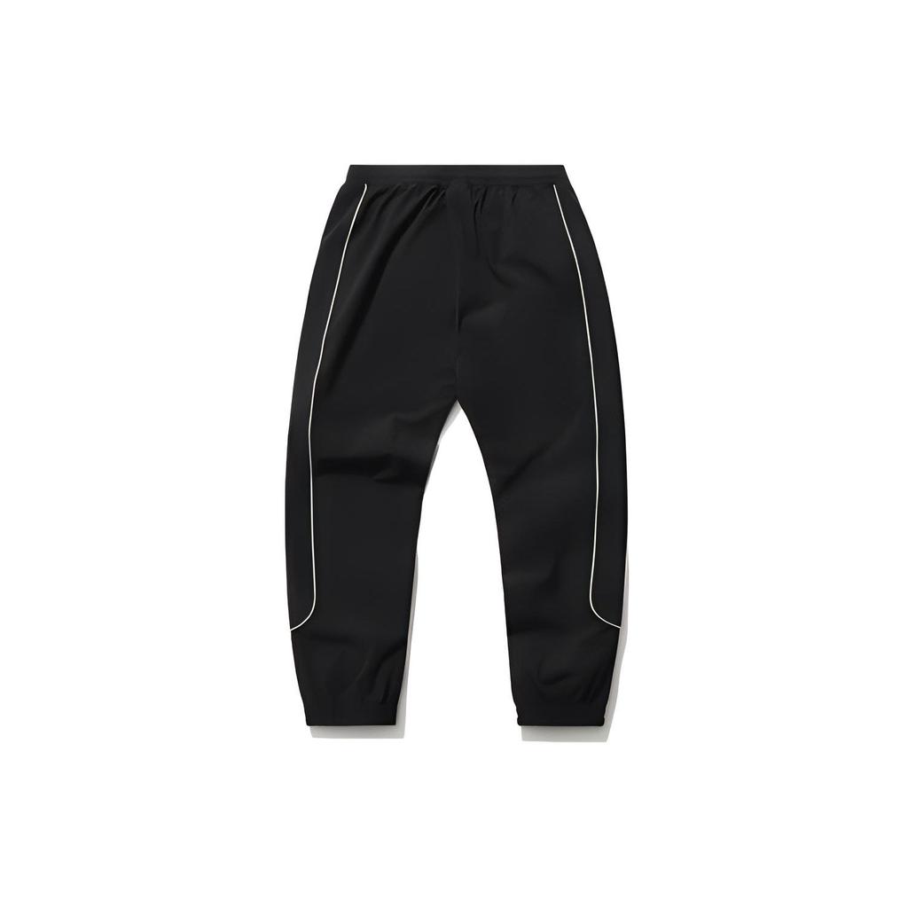 Свободные спортивные штаны Li Ning Badfive Basketball Series с манжетами, женские, черные, AYKR132-2