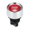 Universal 12V Race Car Engine Start Switch Push Button Starter Red LED Chrome