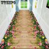 Ковер Цветочный Коврик для Пола Прихожая Коридор Лестница 3D Длинная Полоса Домашний Ковер