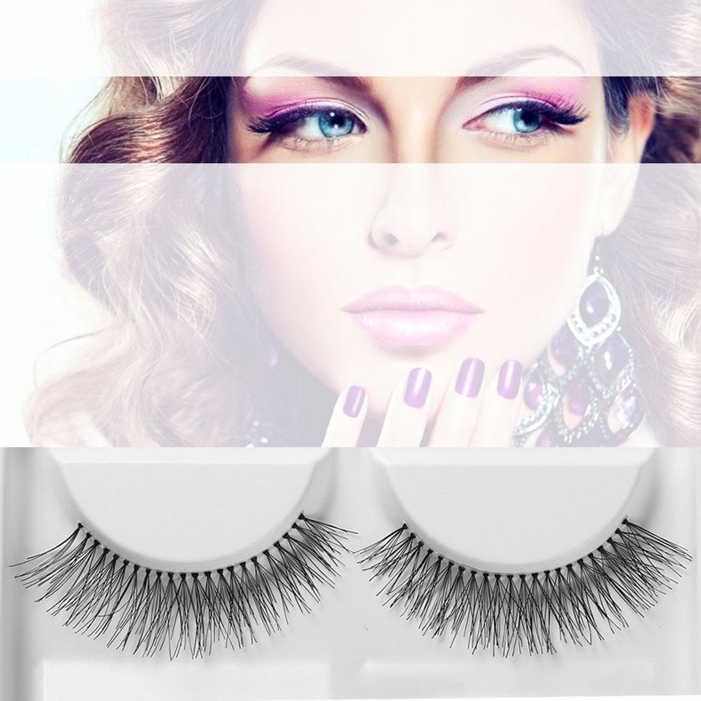 5 Pairs Makeup Natural Cross Black Handmade False Eyelashes Eye Lashes Extension