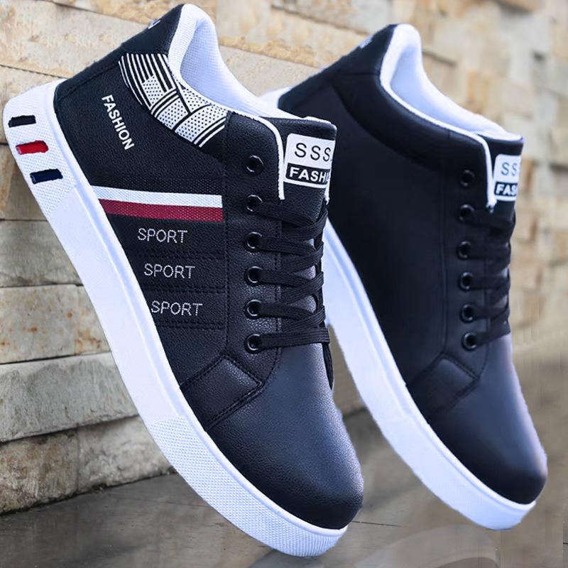 Order A Size Up,White Vulcanized Tennis Boys Cheap Flat Comfortable Shoes Men Spring Autumn Fashion Sneakers Vulcanize Shoes
