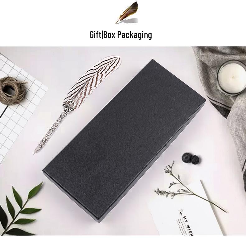 Европейский Ретро Набор для Каллиграфии с Перьями: Перьевая ручка с косым пером, держателем и гравировкой чернилами