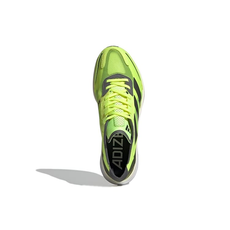 adidas Мужские кроссовки для бега Adizero Boston 11, низкие, зеленые, GX6650