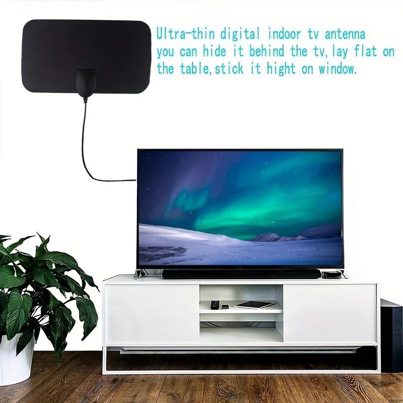 4K 1080p для Smart TV Антенна Smart TV Антенна цифрового телевидения 2025 Последняя портативная антенна HD Комнатная поддержка