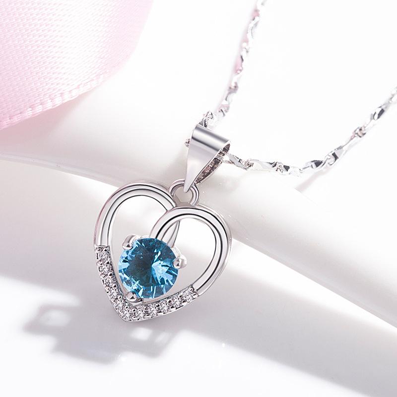 Sace Gems Женское ожерелье, кулон, медный сплав, циркон, модный подарок
