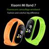 Xiaomi ремешок для Xiaomi Mi Band 7 флуоресцентный камуфляжный браслет силиконовый сменный ремешок для xiaomi mi smart Band 7 6 5