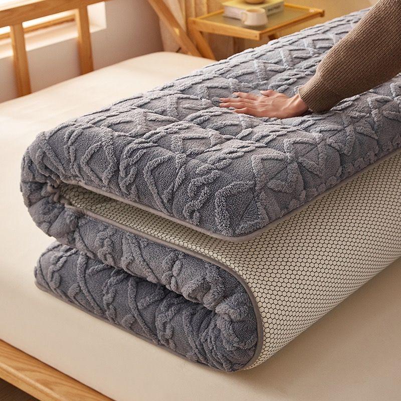 Матрас из овечьей шерсти, домашний мягкий матрас, наматрасник для спальни, зимний утолщенный теплый матрас из молочного флиса