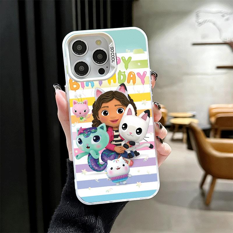 G-Gabbys Dollhouse Cartoon Shockproof Phone Case for iPhone 17 Air 16 16E 15 Pro Max 14 Plus 13 Mini 12 Back Cover Anti Fall Fun
