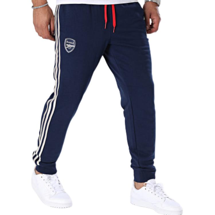 adidas Спортивные штаны Arsenal Dna, цветные блоки, на завязках, трикотажные спортивные штаны для мужчин, темно-синие HZ2074