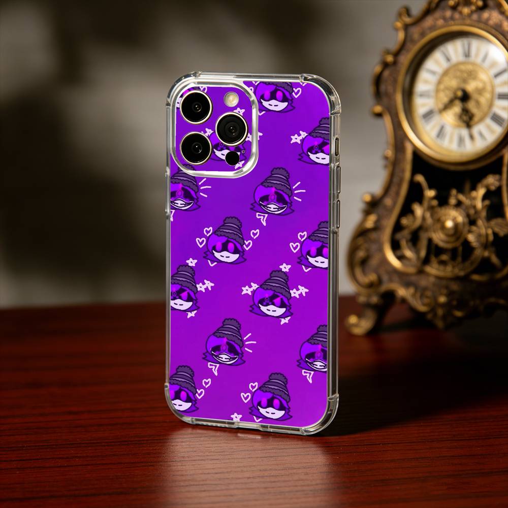 Чехол для телефона M-Murder Drones UZI для iPhone 17 16 15 14 13 12 11 Mini Pro Max Plus Прозрачный чехол
