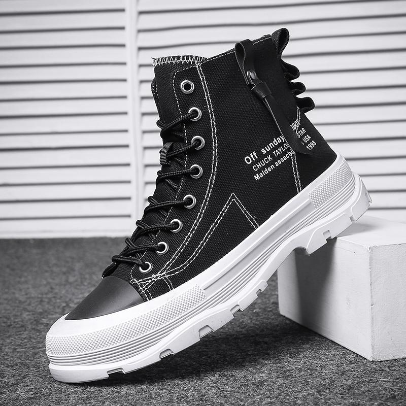 Four Seasons High-top Canvas Shoes Мужская спортивная обувь Повседневная обувь 39-44
