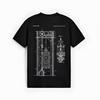 Elevator Patent Vintage Engineering Blueprint Mechanic Humor T-Shirt